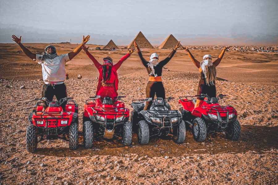 A Quad Bike Tour to the City Desert in the Pyramids