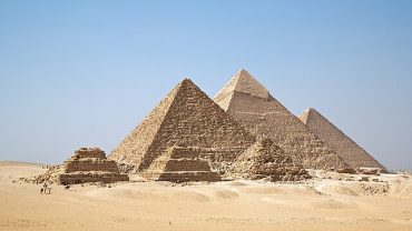 Trip to Egypt Pyramids with the Great Pyramid and the Sphinx in Giza