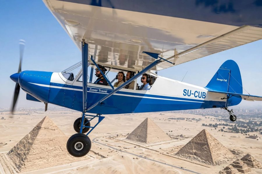 Cairo & Giza Scenic Flight – 40-Minute Aerial Tour with Private Transfers