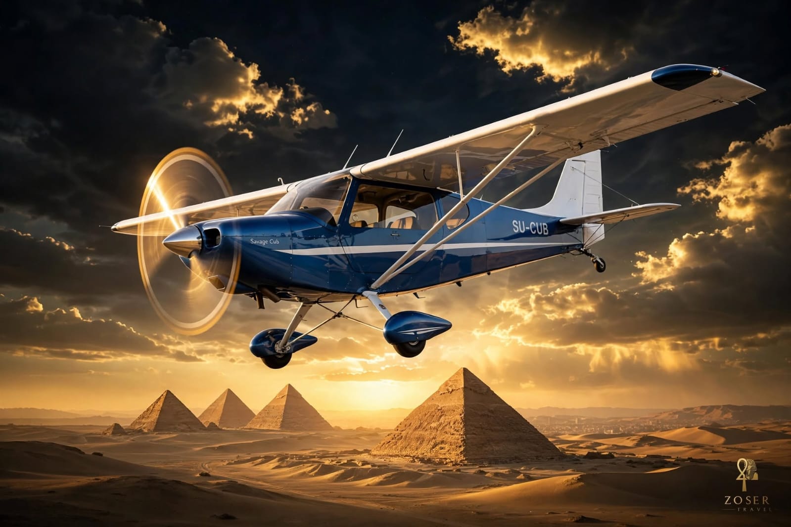 Cairo & Giza Scenic Flight – 40-Minute Aerial Tour with Private Transfers